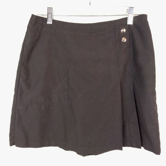 IZOD Woman's Chic Preppy Black Skort Skirt Size 2 - Picture 1 of 7
